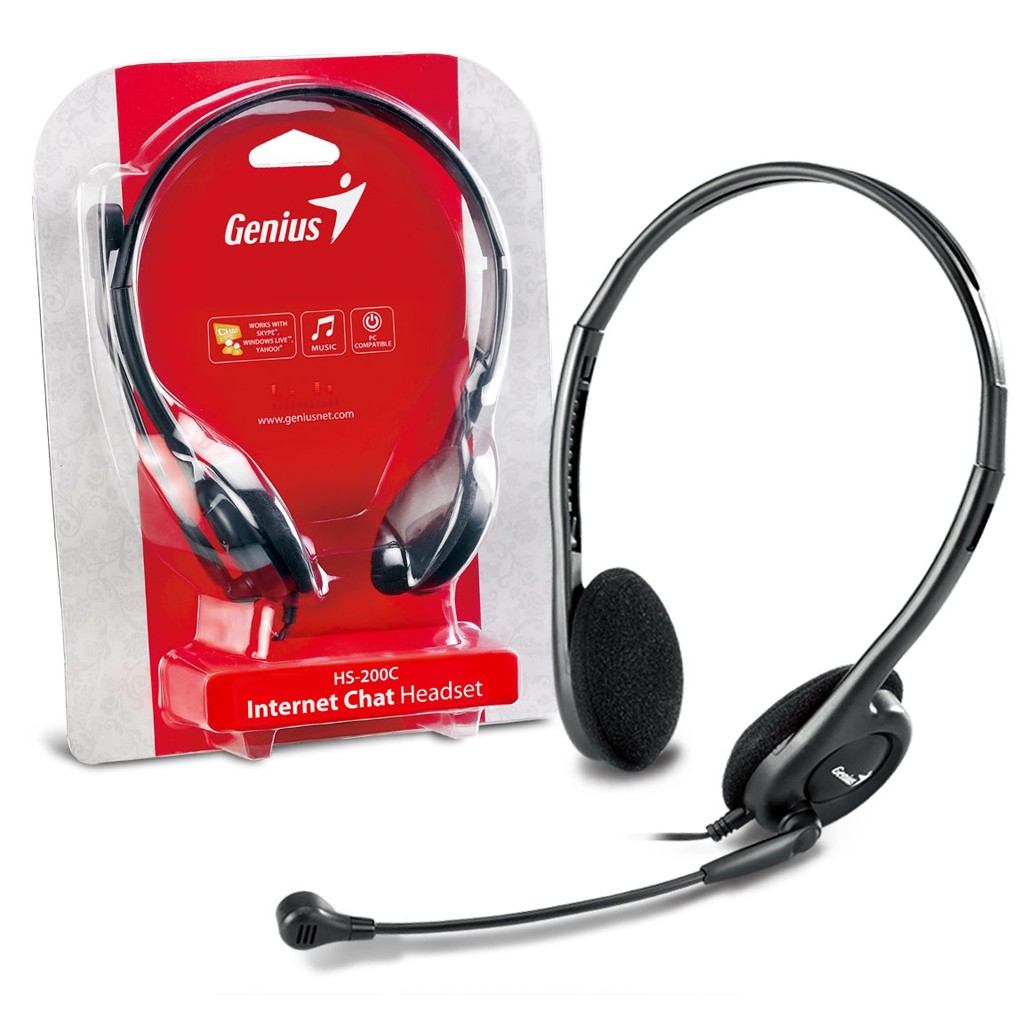 Tai Nghe Genius Hs-200C-Bh 12 Tháng