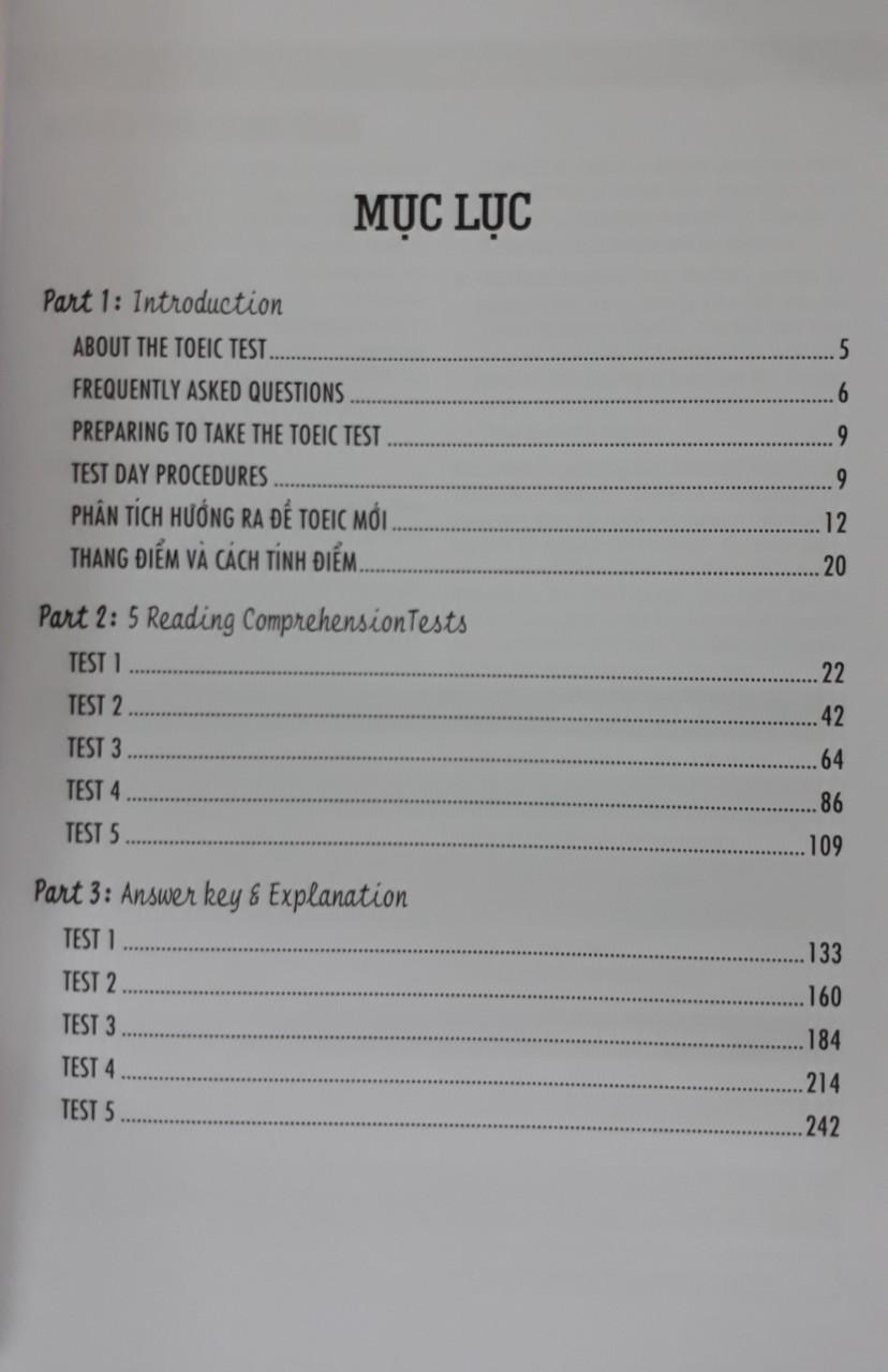 [HCM]Sách - New TOEIC RC