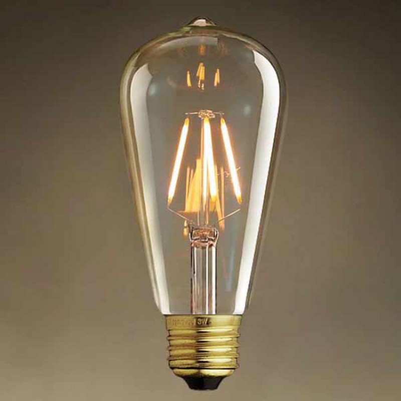 Bảng giá Bóng đèn trang trí Edison ST64 4W màu Vàng, Xanh lá, Xanh ...