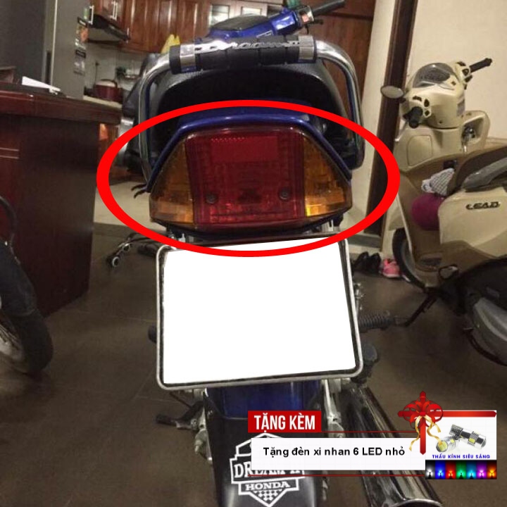 [QUÀ ĐÂY QUÀ ĐÂY - TẶNG ĐÈN XI NHAN AUDI 6 LED] Bộ nắp xi nhan sau xe Dream G377
