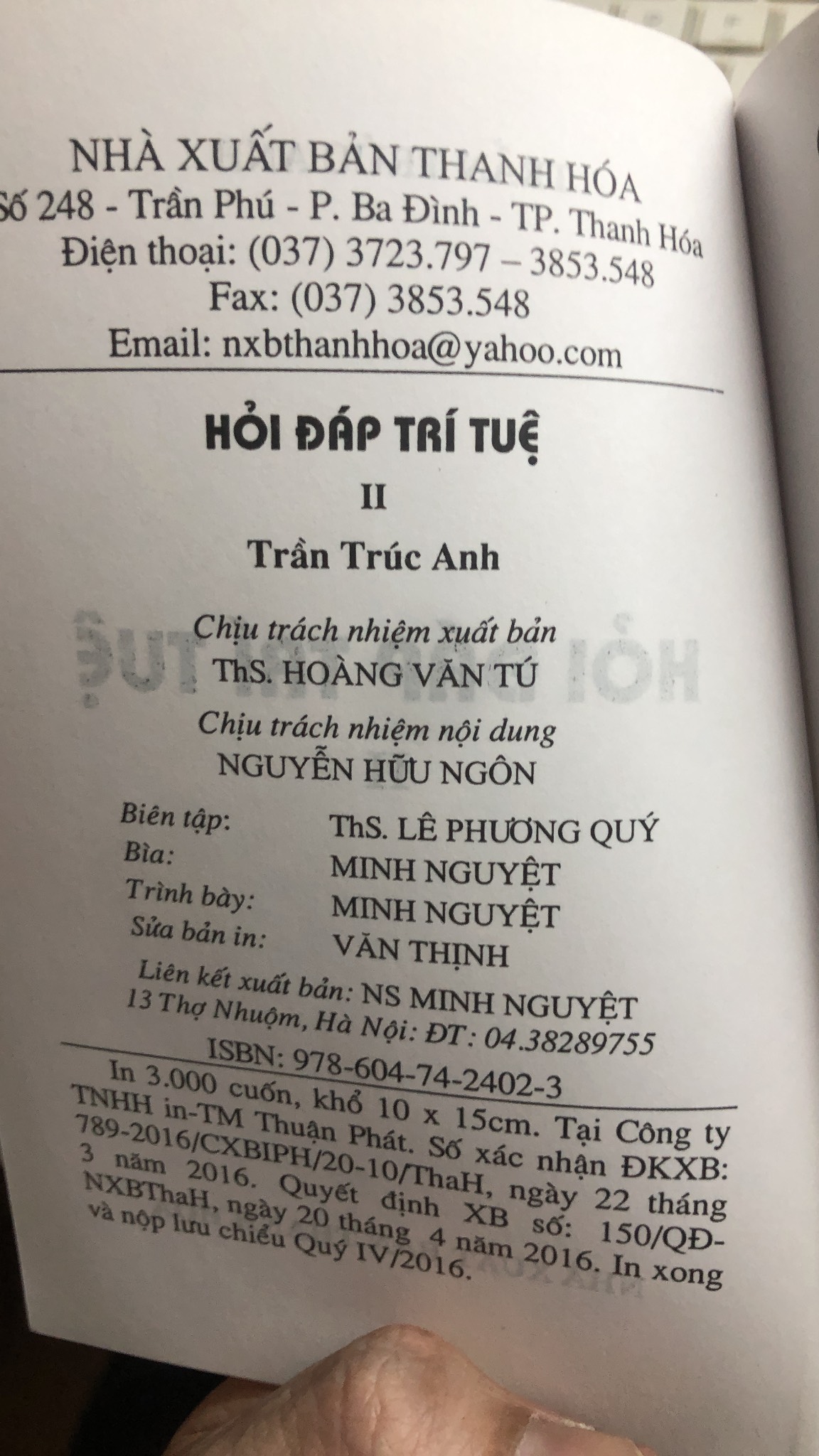 MinhNguyet- Hỏi đáp trí tuệ Tập 2