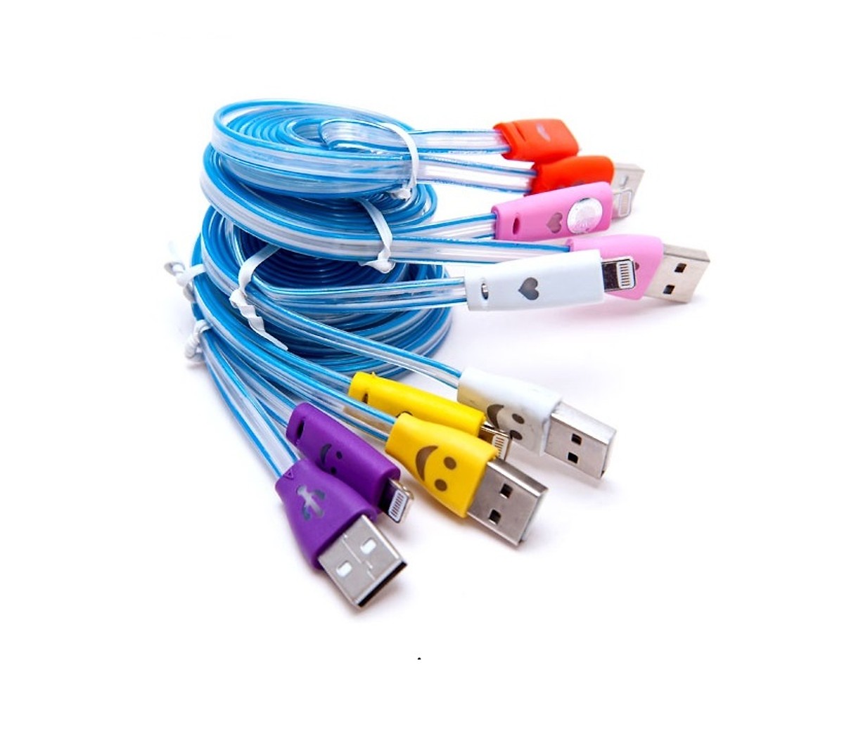 Cáp sạc android có đèn led chống rối