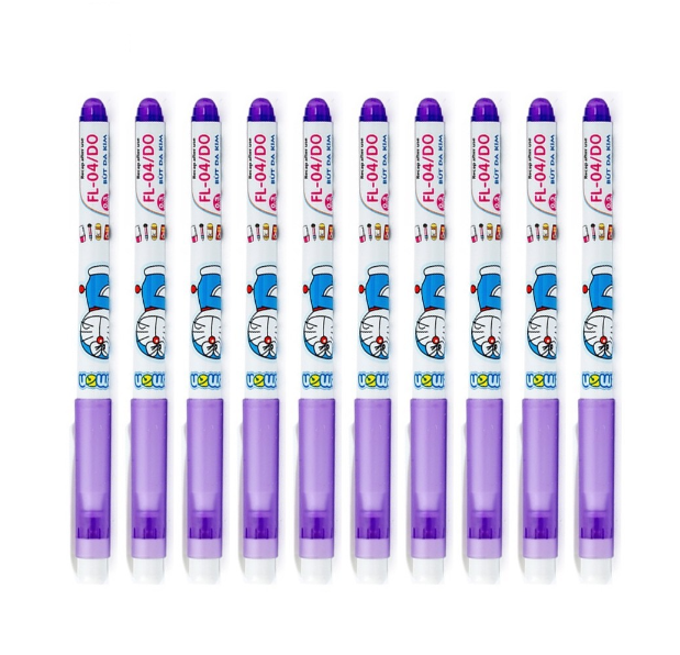 Combo 10 Bút lông kim FL-04/DO Mực tím