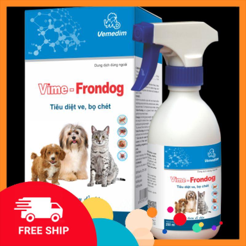 Xịt Ve Rận Vime - Frondog 250Ml