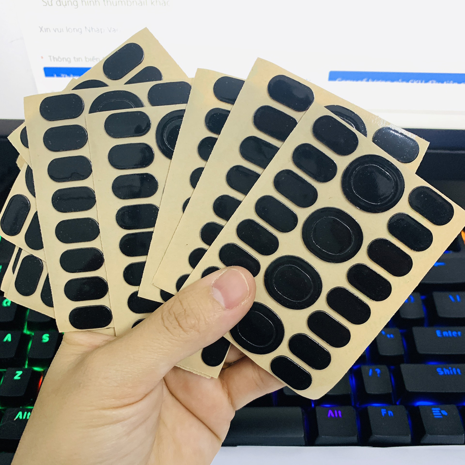 Feet chuột Logitech G102, G203, Gpro dày 7mm