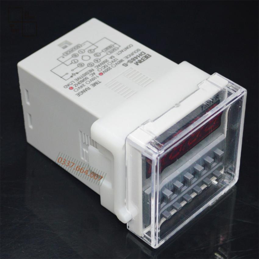 Rơ le thời gian tuần tự DH48S-S 220VAC ( kèm đế)