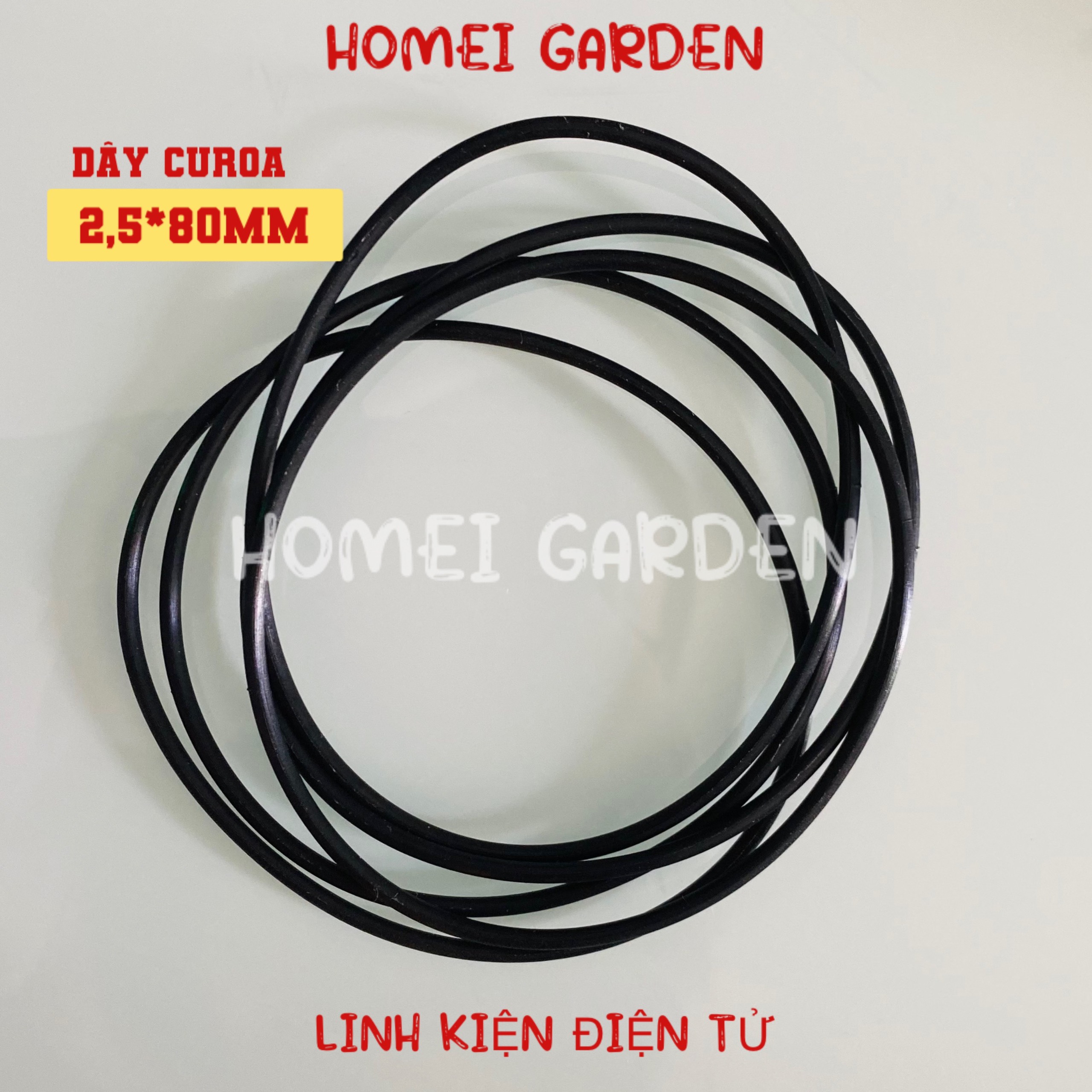 Dây curoa mini đủ kích cỡ cho DIY mô hình đường kính dây 3cm 4cm 5cm 9cm