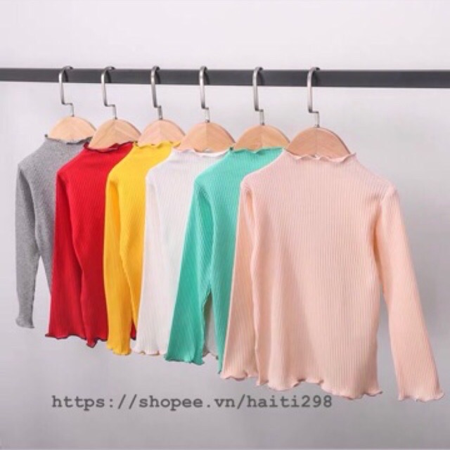Áo len tăm cho bé gái 1-7 tuổi