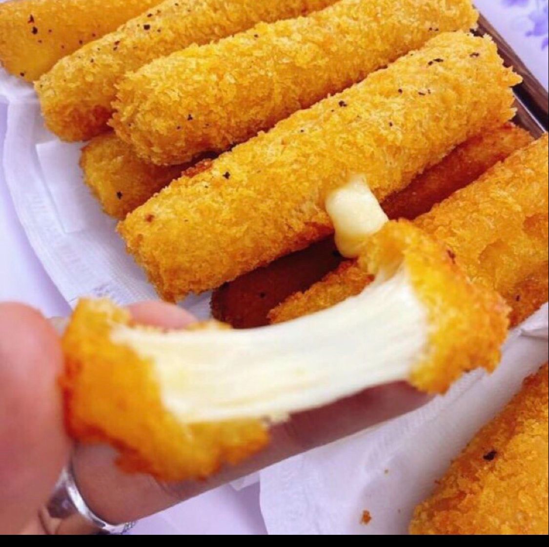 combo 10 cây phô mai que ngon