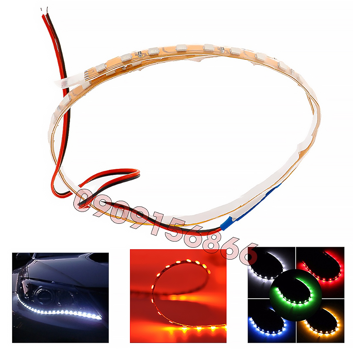 Dây led loại nháy đuổi 12v 45cm 90cm