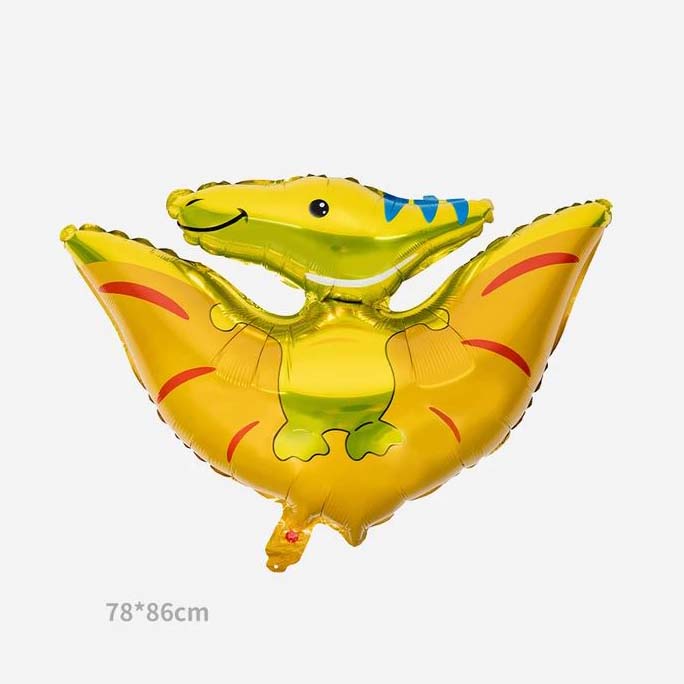 Bong bóng kiếng tráng nhôm trang trí sinh nhật hình khủng long size to Chibi siêu cute