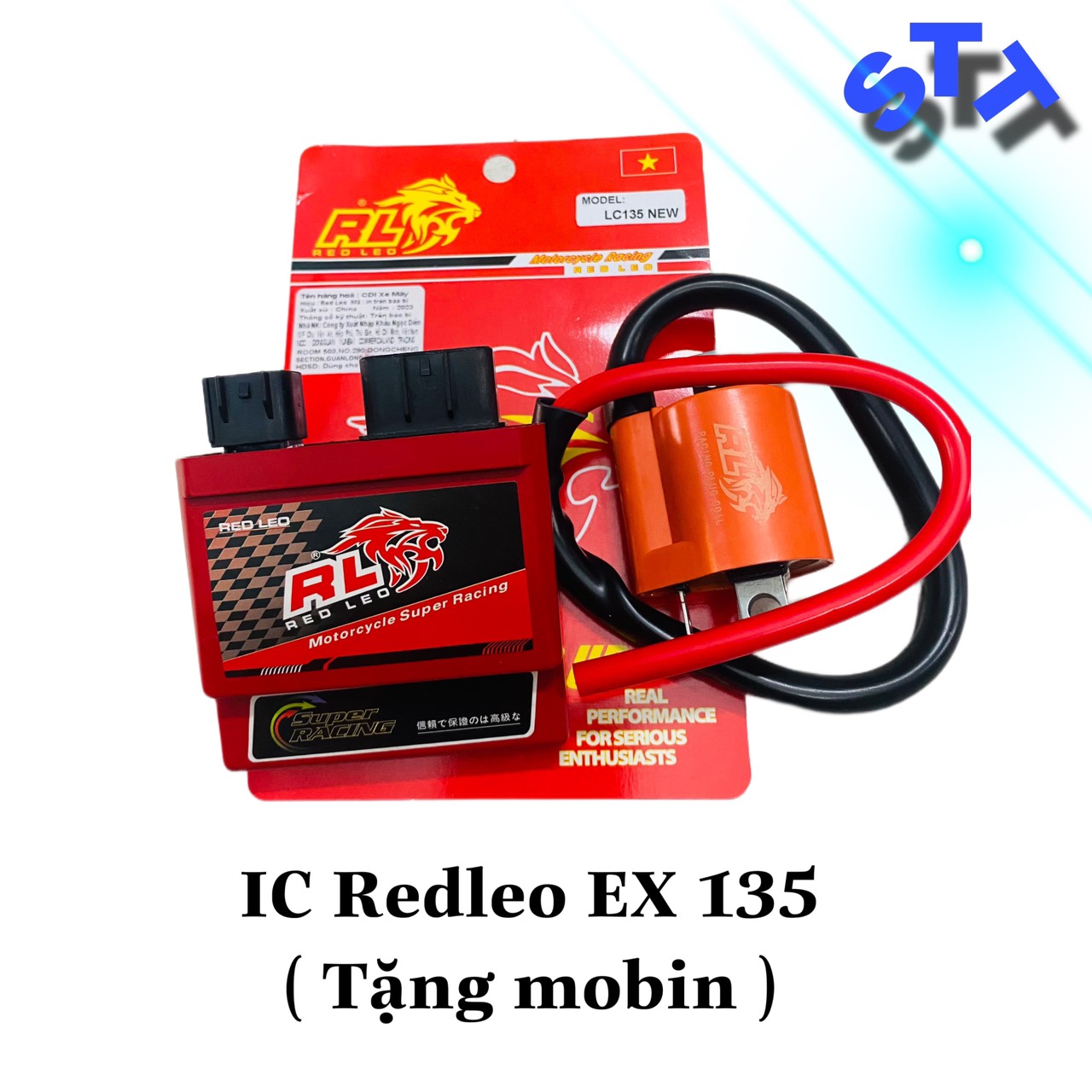 IC Redleo  EX 135 ( tặng kèm mobin sườn độ redleo ) mở tua