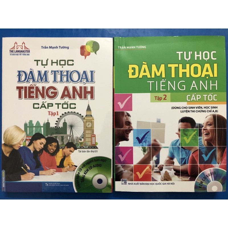 Sách - tự học đàm thoại tiếng anh cấp tốc