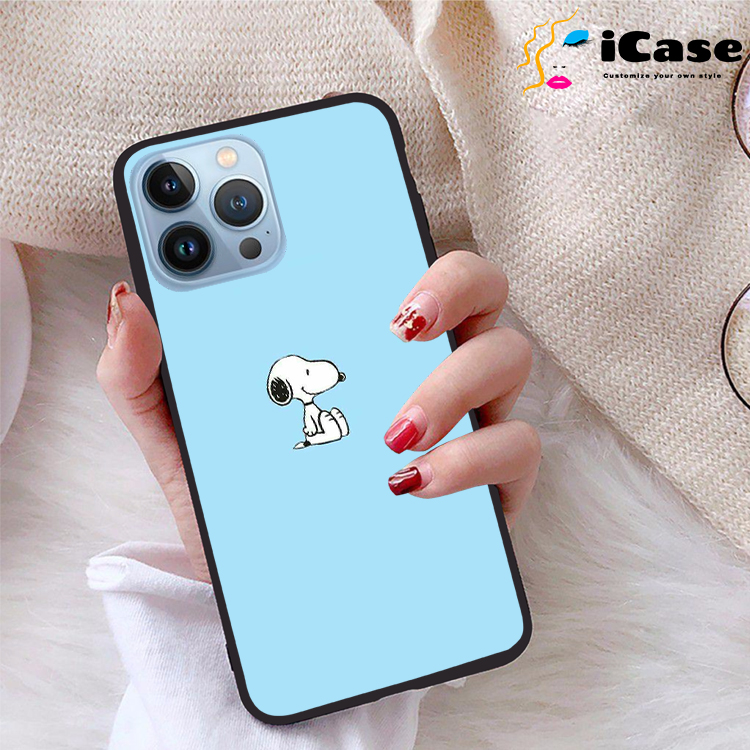 Ốp lưng iPhone 13 Pro Max viền dẻo TPU BST Snopy