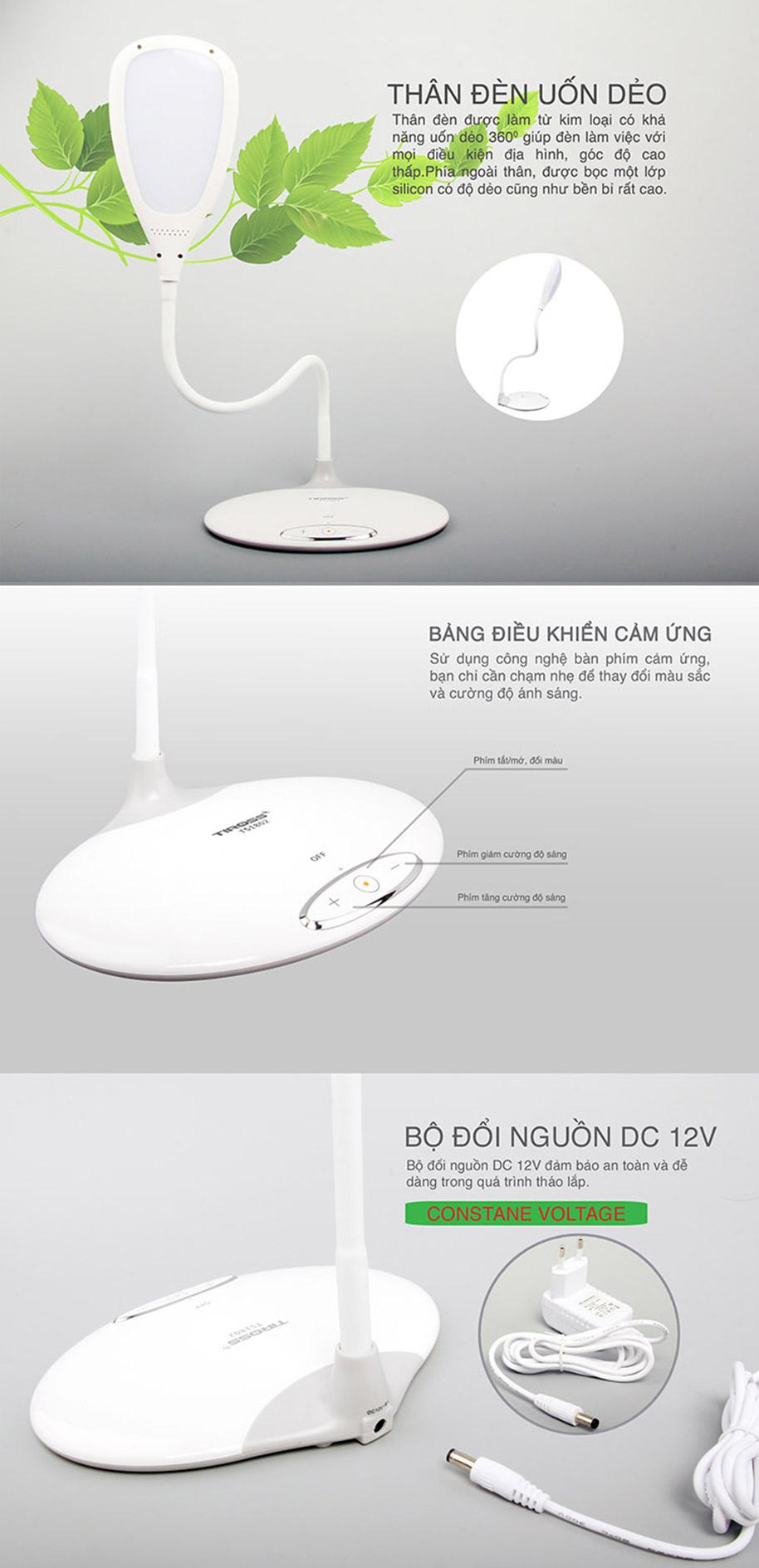 Đèn bàn Tiross TS1802