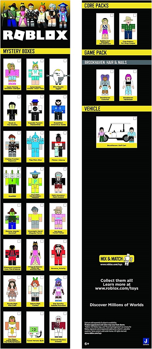 Roblox series 9 Celebrity chính hãng có code