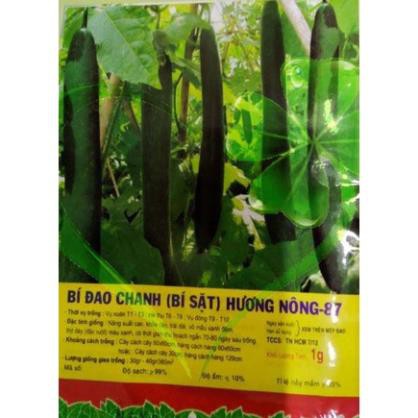 Hạt giống bí đao chanh, bí sặt - gói 1 gram