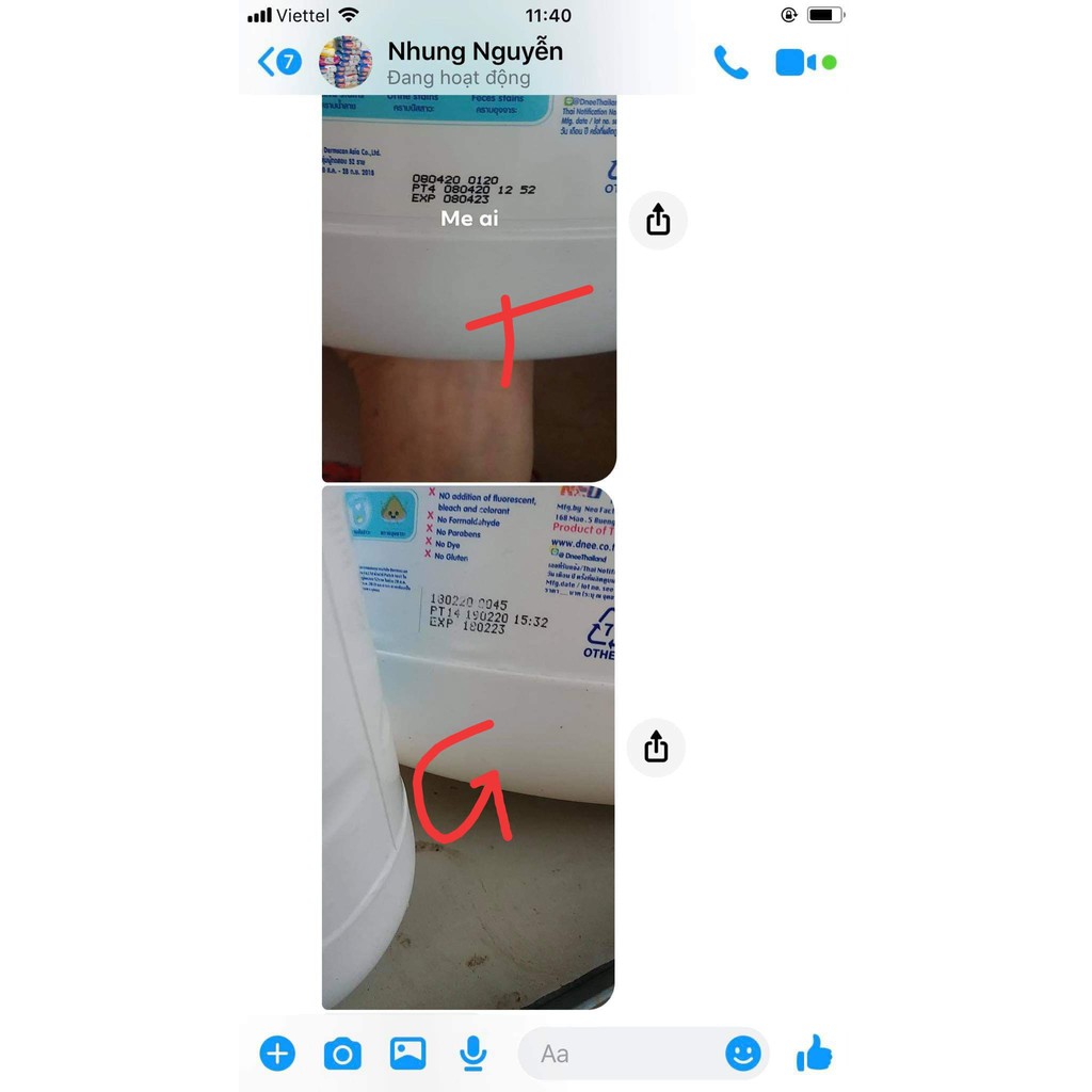 Nước giặt Dnee 3000ml