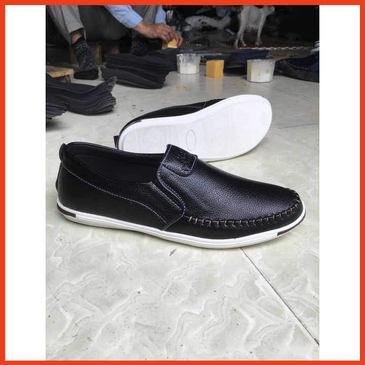 Giày nam - Giày Lười Nam Cao Cấp, Chất Da Mềm Mại