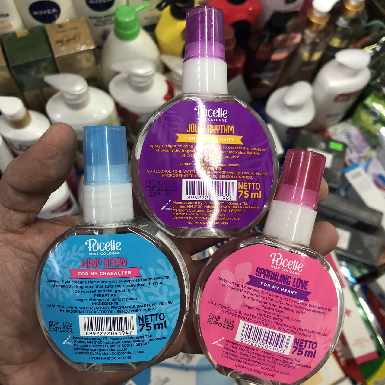 Nước Hoa Xịt Thơm Body Trẻ Em Pucelle