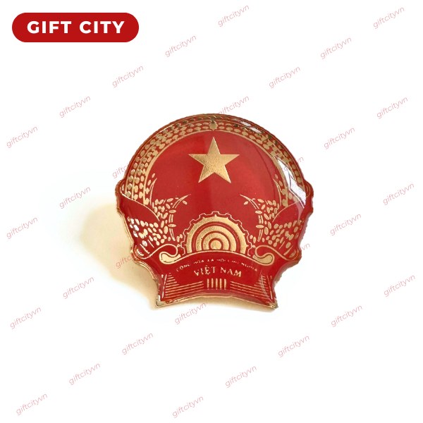 Huy hiệu cài áo hình quốc huy