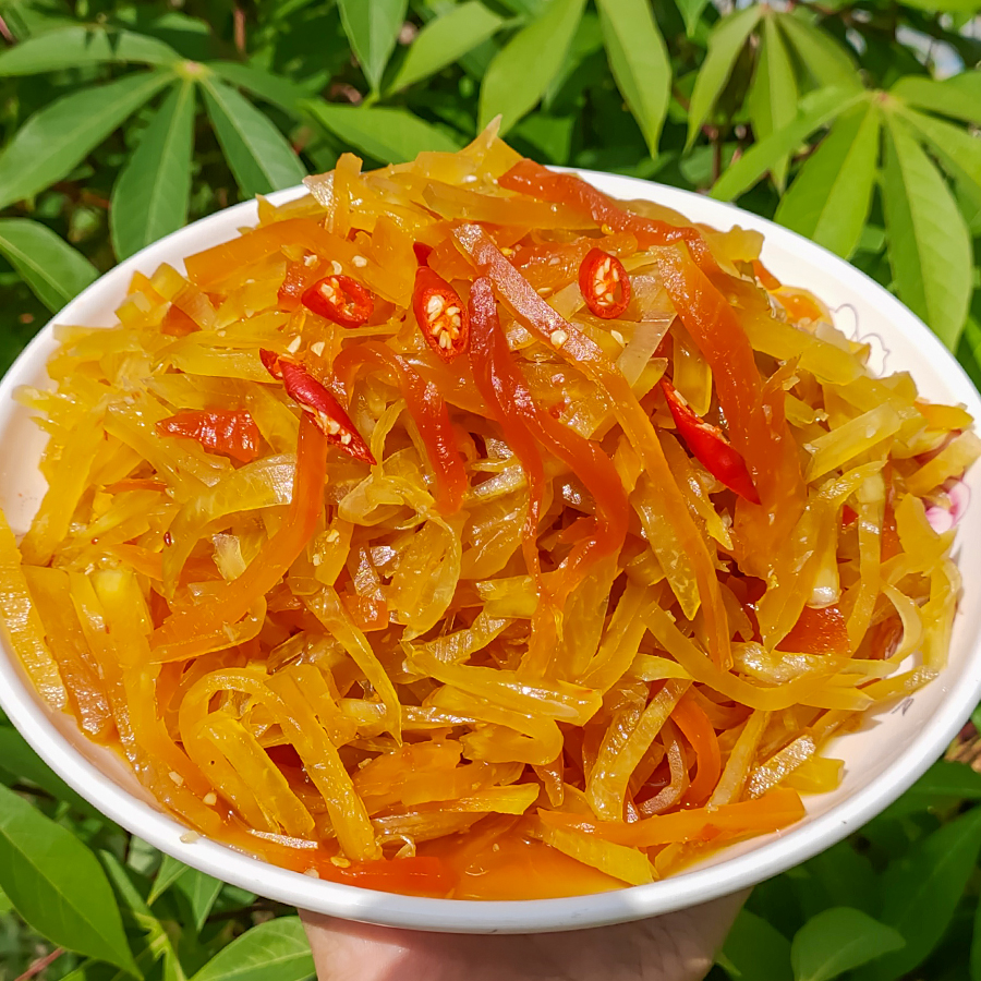 500gr Mắm Đu Đủ Châu Đốc Hiệu Kim Yến Trộn Sẵn Vừa Ăn