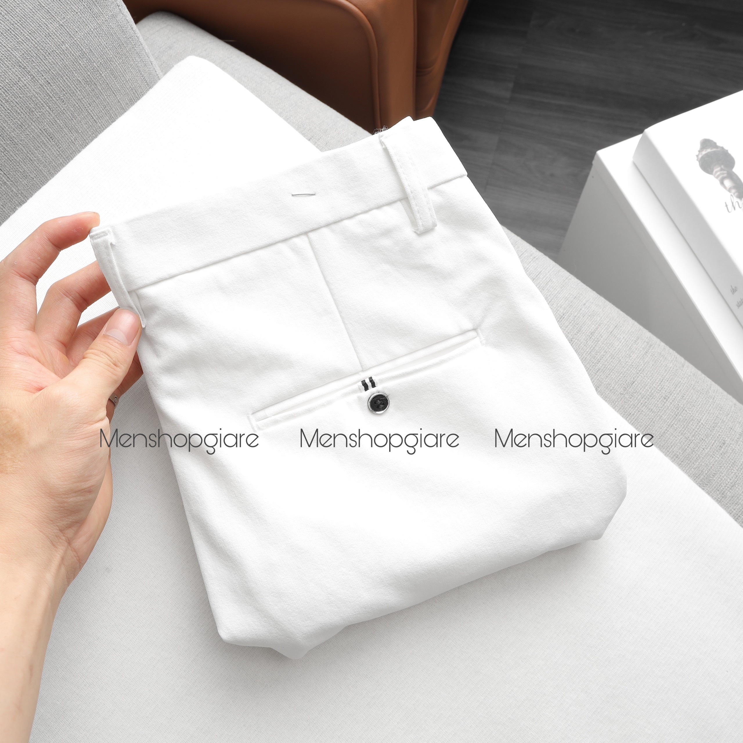[HCM]QUẦN TÂY DÀI CAO CẤP MÀU TRẮNG/ĐEN