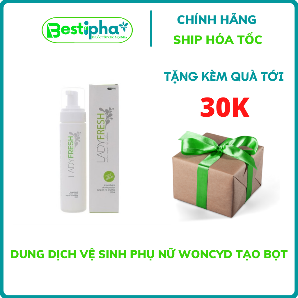 [GIÁ RẺ] Dung dịch vệ sinh phụ nữ WONCYD tạo bọt, chai 200ml