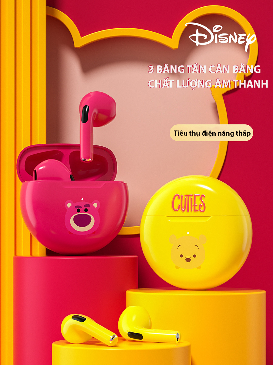 Tai Nghe Không Dây Disney KD-17 Loa Bluetooth Tích Hợp Micrô, Điều Khiển Từ Xa, Chất Lượng Âm Thanh Tốt