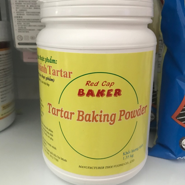 Bột Tartar / Cream of tartar 50g (phụ gia đánh bông trứng)