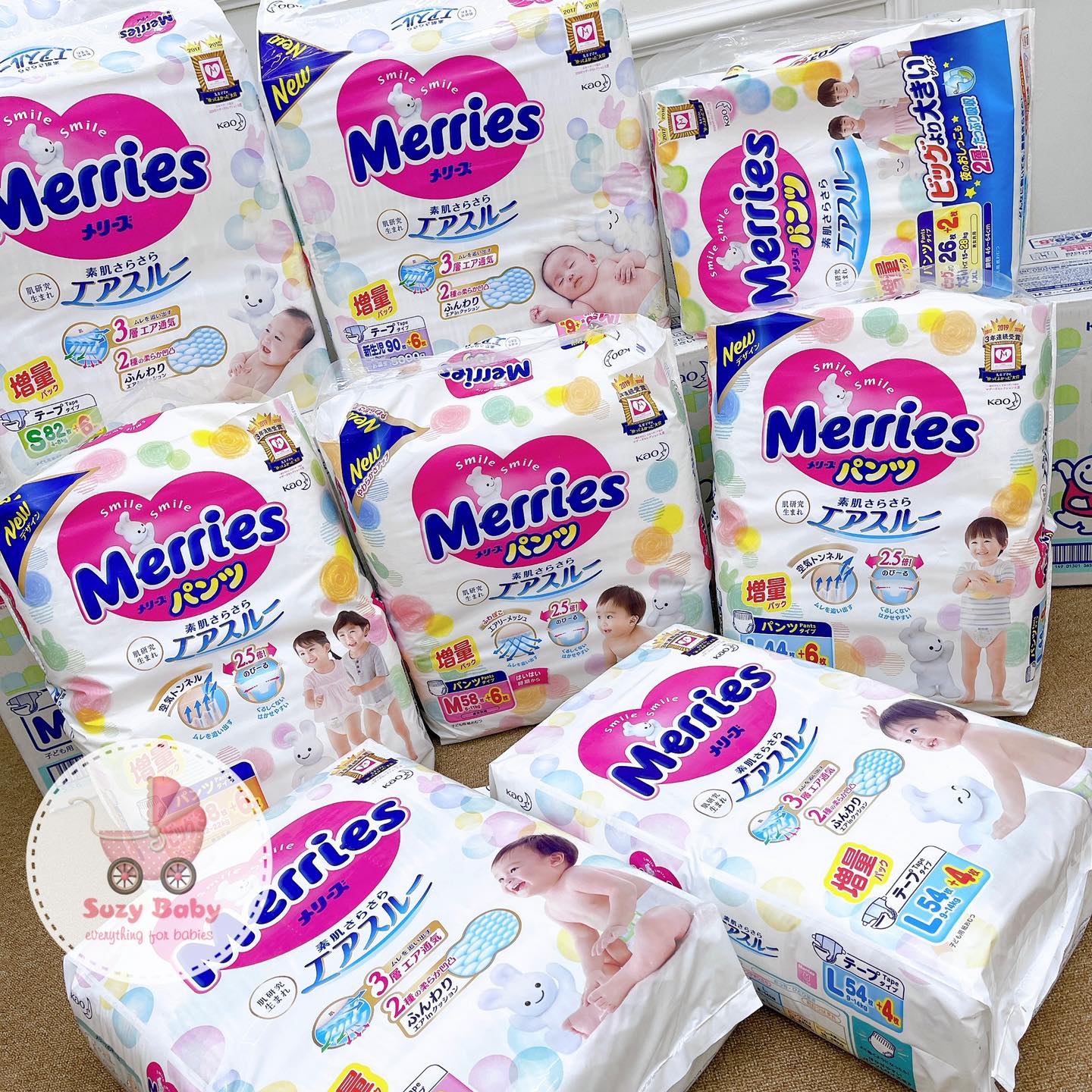 Bỉm merries nội địa nhật
