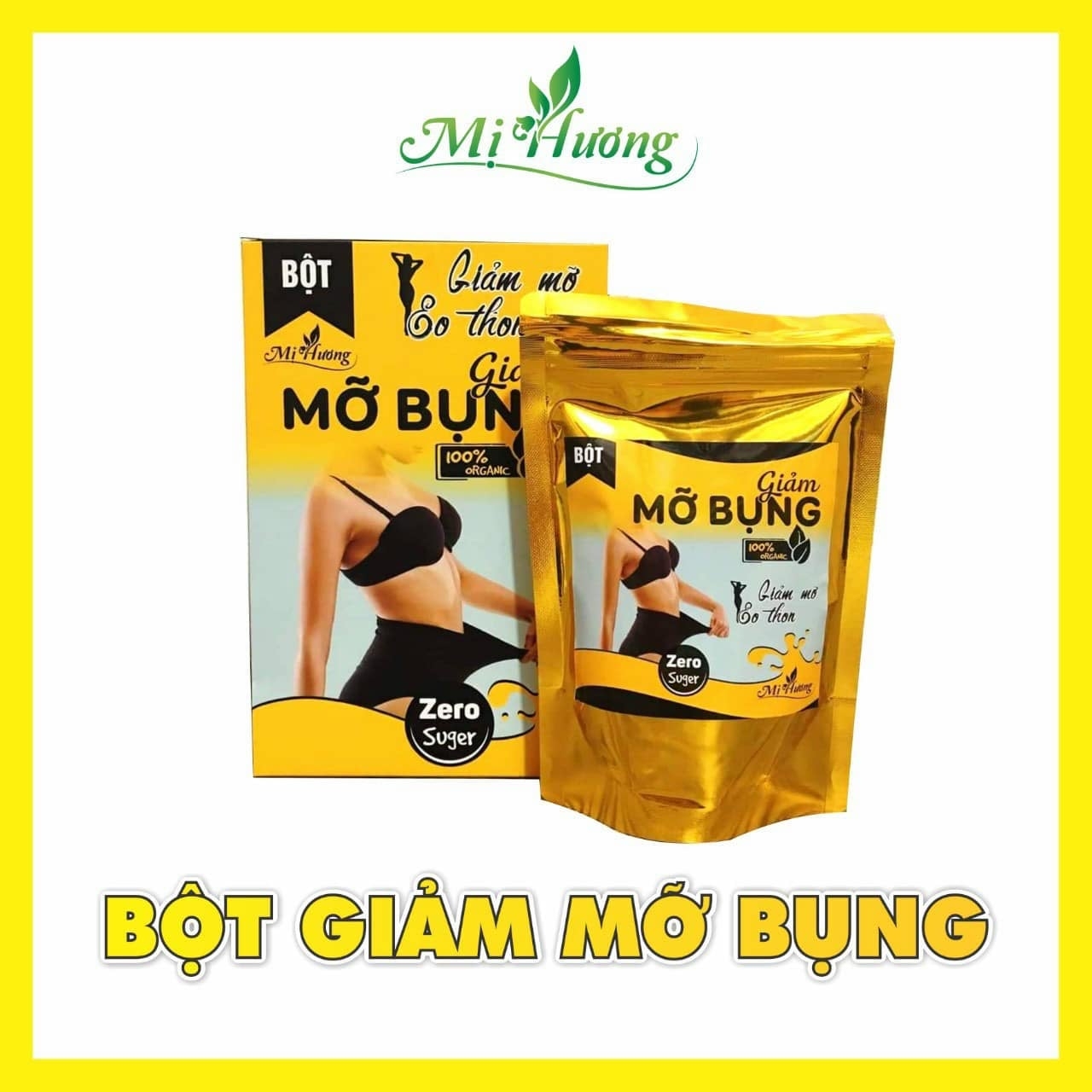 [CHÍNH HÃNG]Bột Giảm Mỡ Bụng Mị Hương (Hộp 250g)