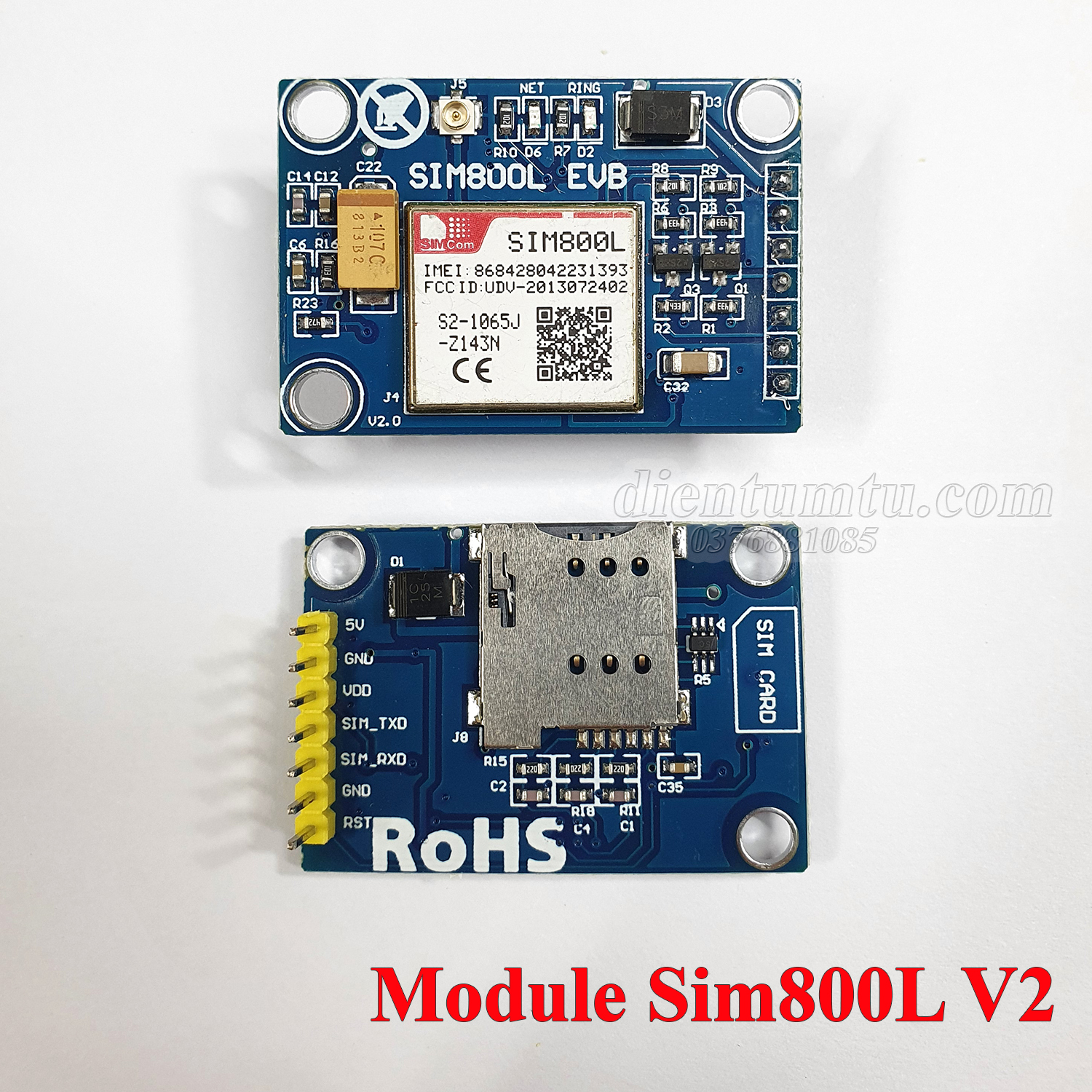 Mạch - Module Sim 800L Sim800L V1 V2 (3.7V - 4.2V) GMS GPRS