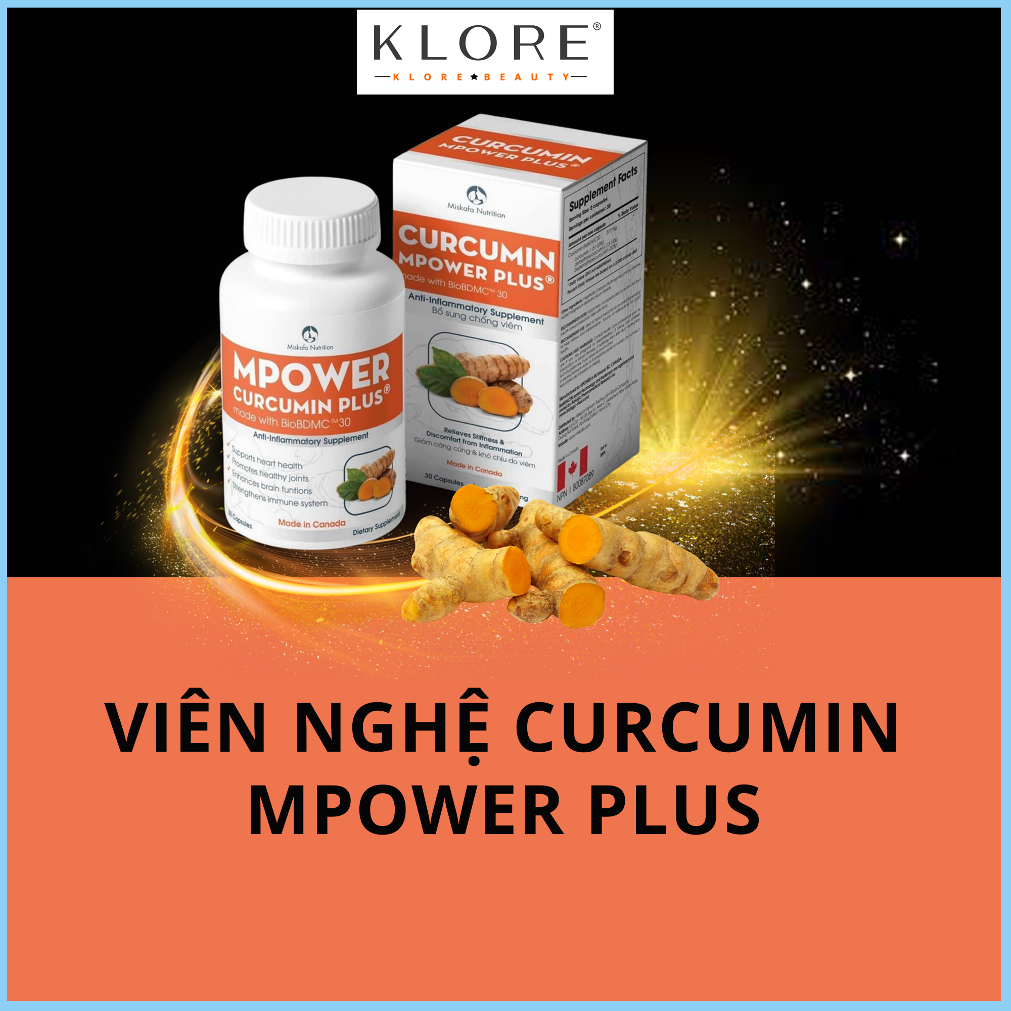 tinh chất nghệ Mpower curcumin plus