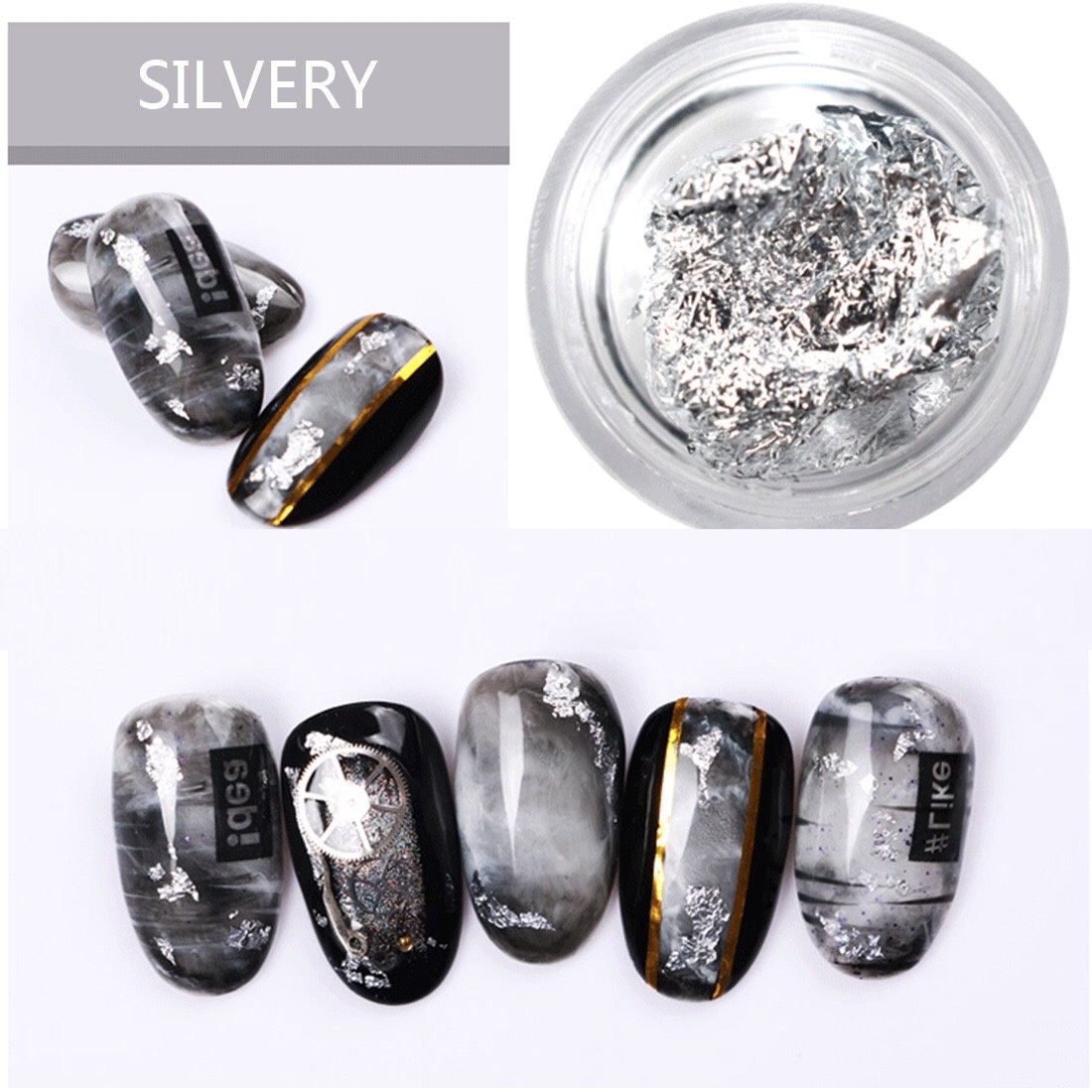 Phụ Kiện Giấy Nhún Set 12 Hũ ( Trang Trí Móng )