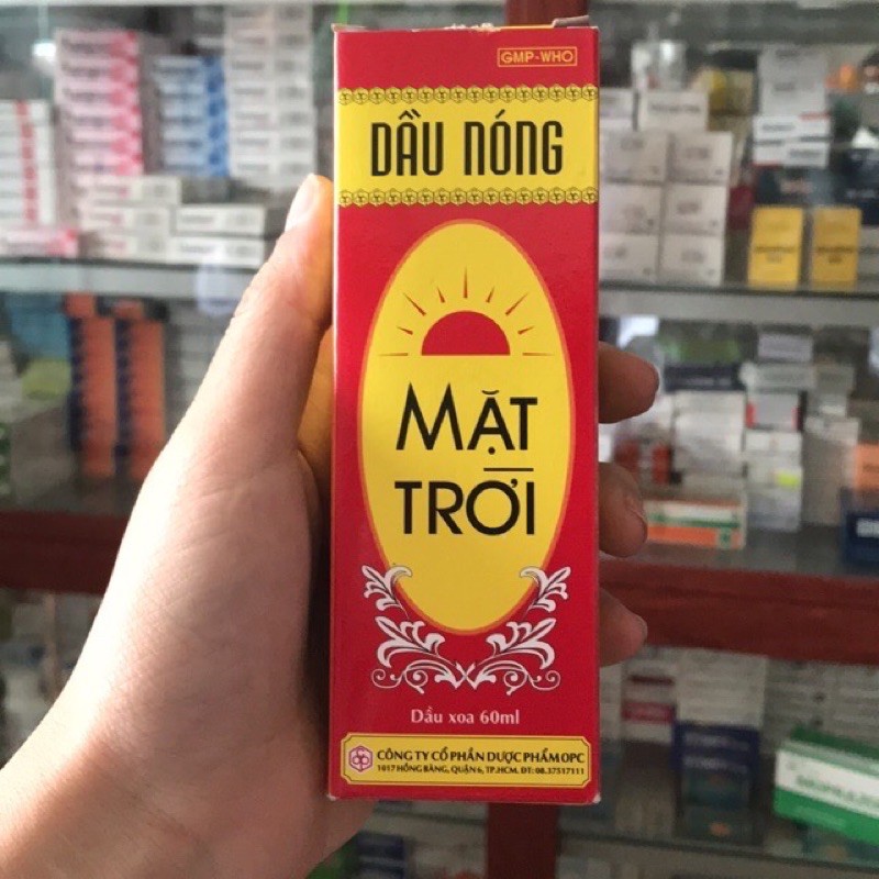 {Chính hãng} Dầu nóng mặt trời chai lớn 60ml