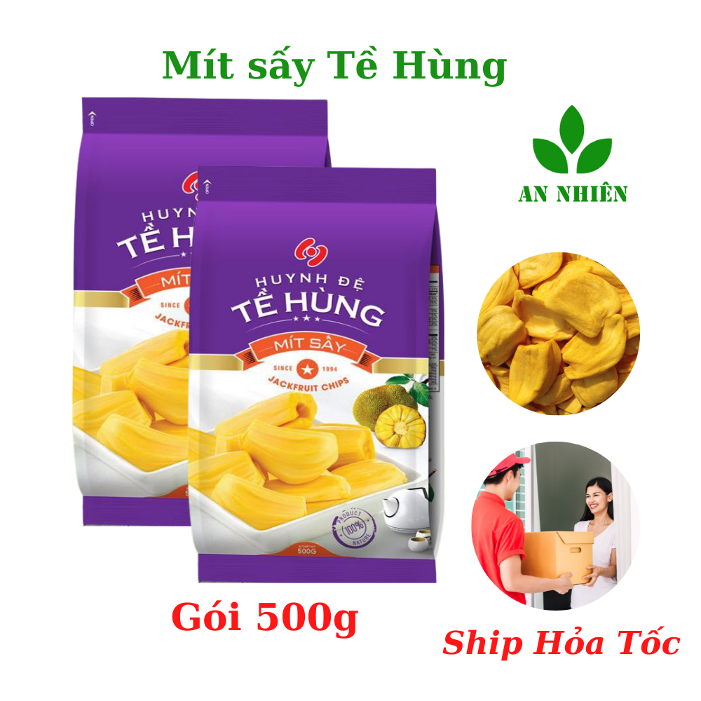 1kg Mít sấy Huynh Đệ Tề Hùng  (2 gói 500g)