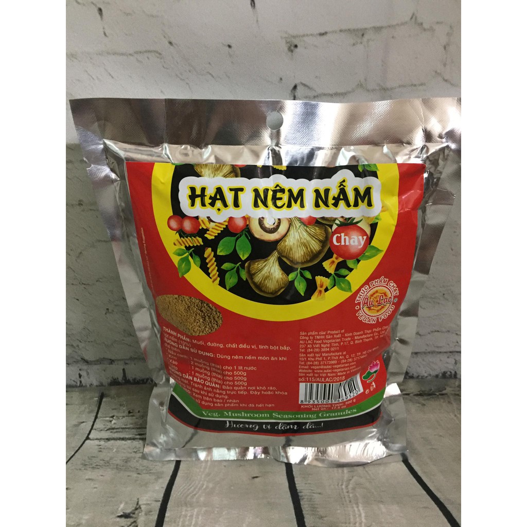 HẠT NÊM NẤM CHAY ÂU LẠC - Gói 500g