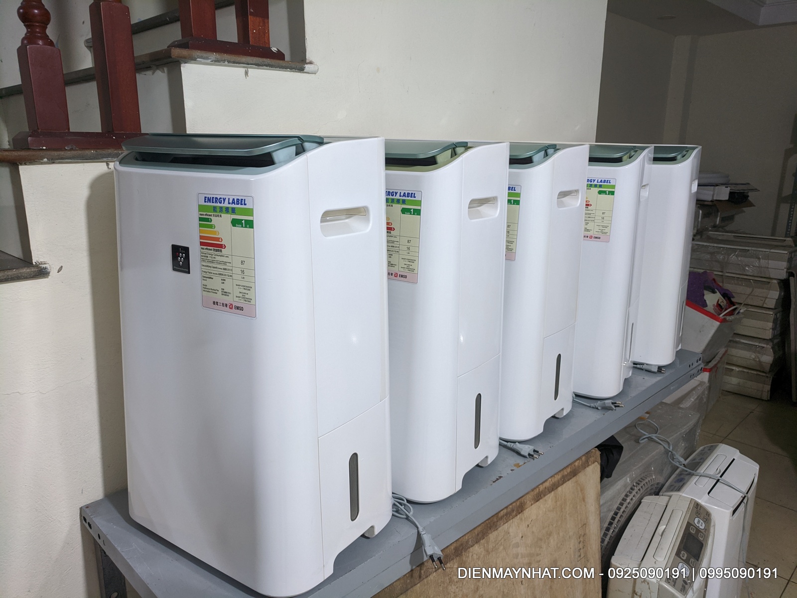 MÁY HÚT ẨM SẤY QA & LỌC KHÔNG KHÍ TẠO ION  SHARP DW-E16FA