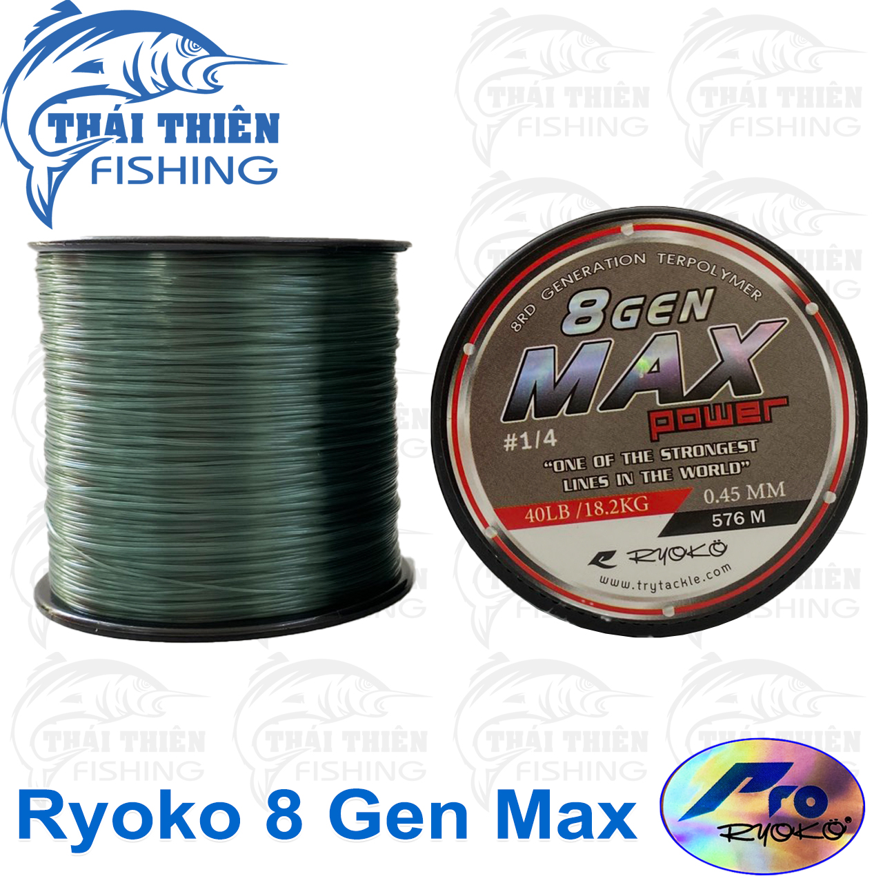 Dây Cước Câu Cá Ryoko 8 Gen Max PRO