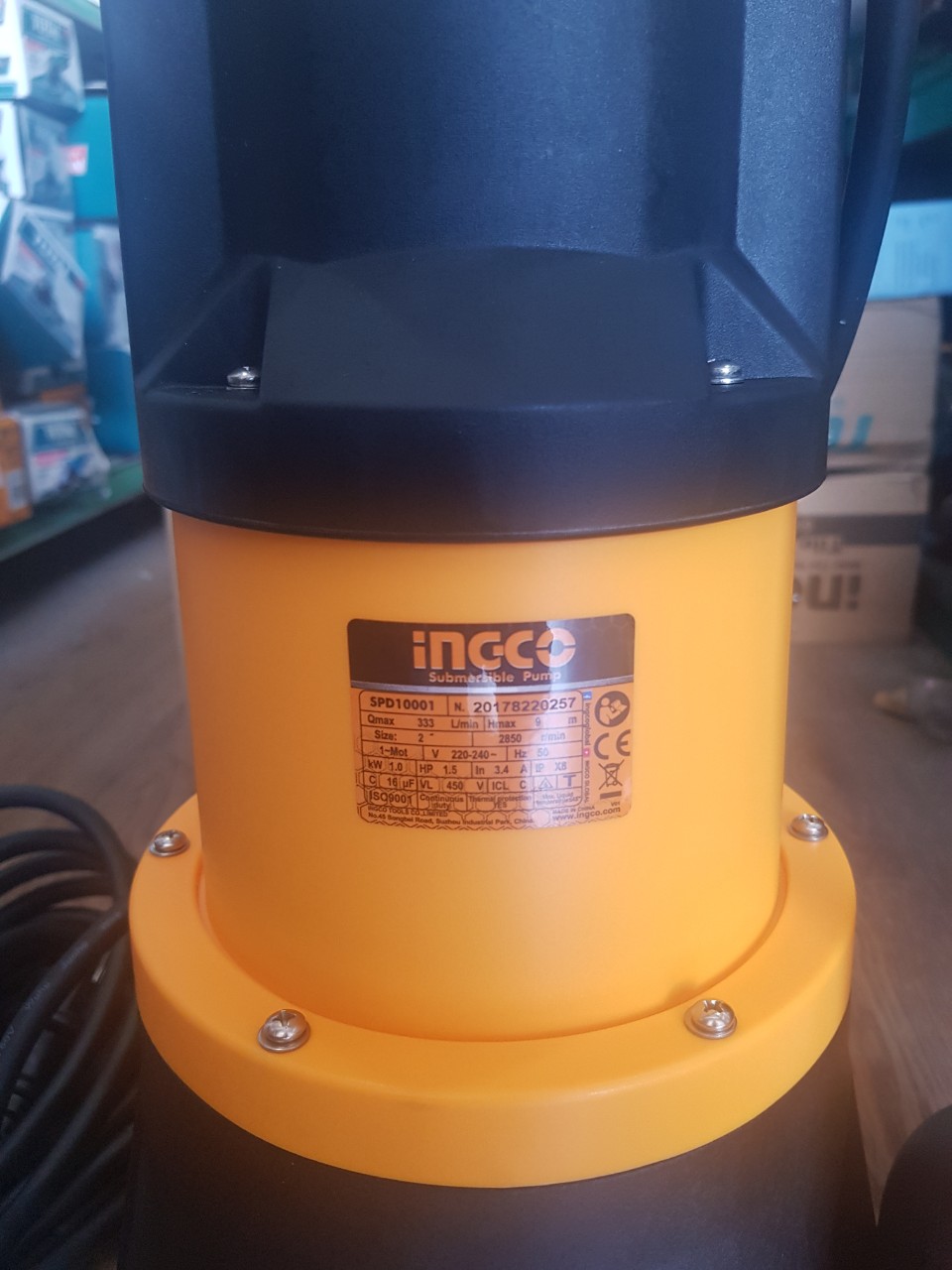 Máy bơm chìm nước thải ingco SPD10001