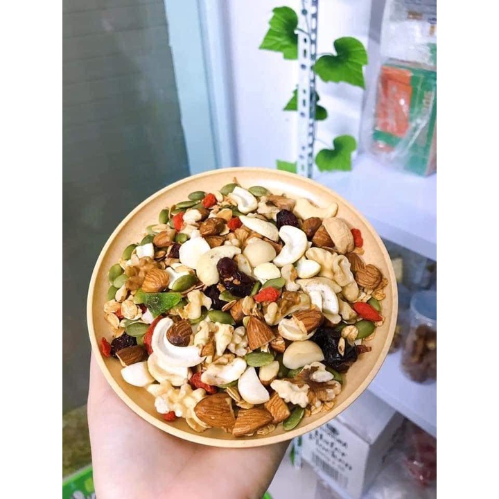 Granola cao cấp siêu hạt 500g - ngũ cốc siêu hạt không yến mạch 500g