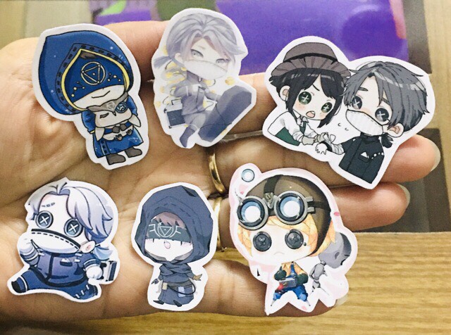 Sticker ảnh dán Identity V set 30 đến 100 cái nhiều mẫu