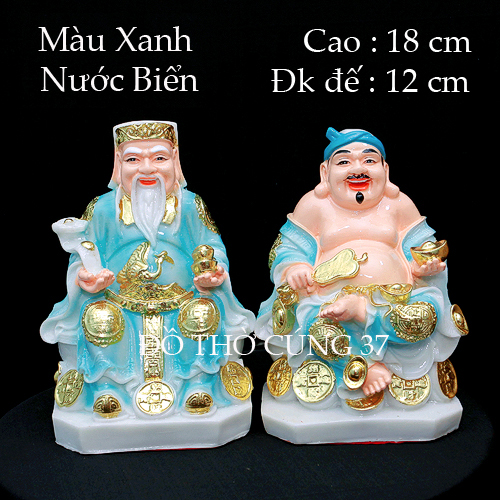 [ Cao 18 cm ,22 cm ] TƯỢNG THẦN TÀI THỔ ĐỊA  [COMPOSITE + BỘT ĐÁ  ]