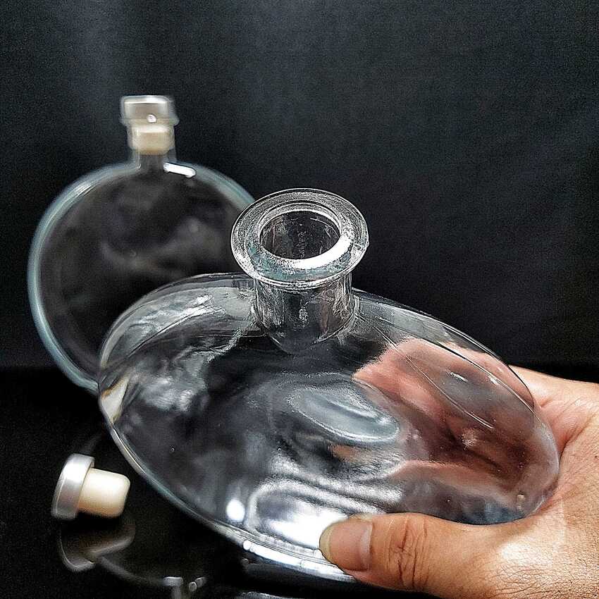 Chai Đựng Rượu Thủy Tinh 500ML fullMoon nắp cao su bọc thiếc – Chai Thủy Tinh Đựng Rượu – Mẫu Chai Rượu Đẹp - Bình Đựng Rượu Thủy Tinh (C21)