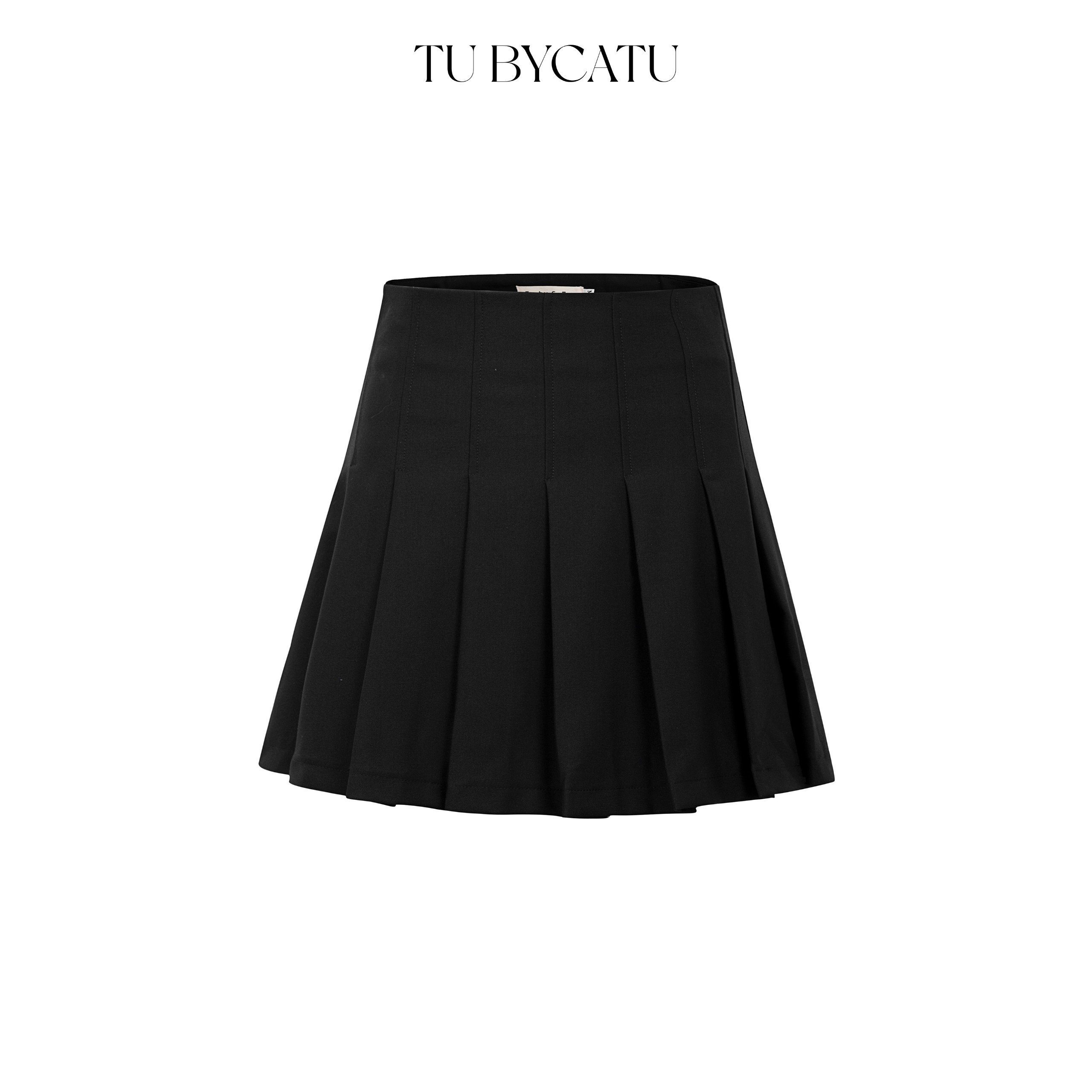Tubycatu | chân váy black tennis skirt