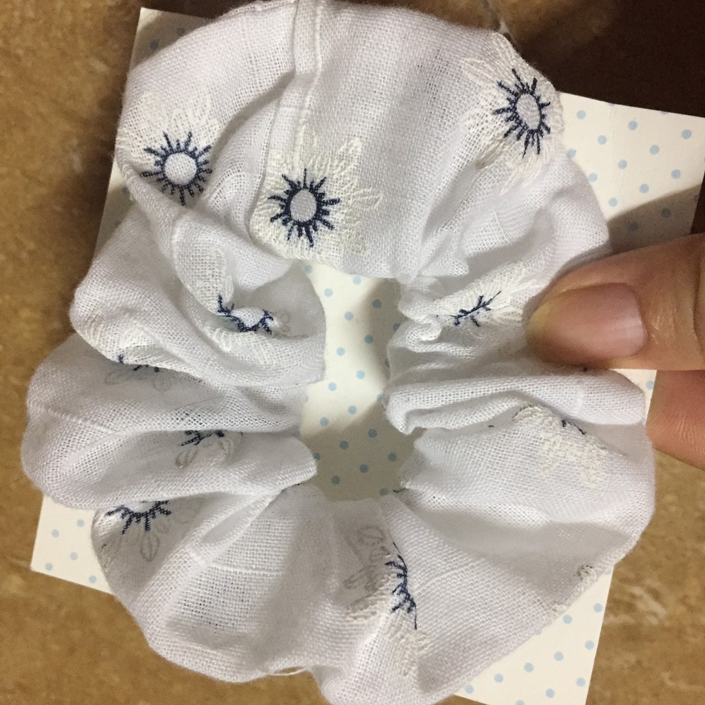 Dây buộc tóc, cột tóc scrunchies hình hoa quả dễ thương