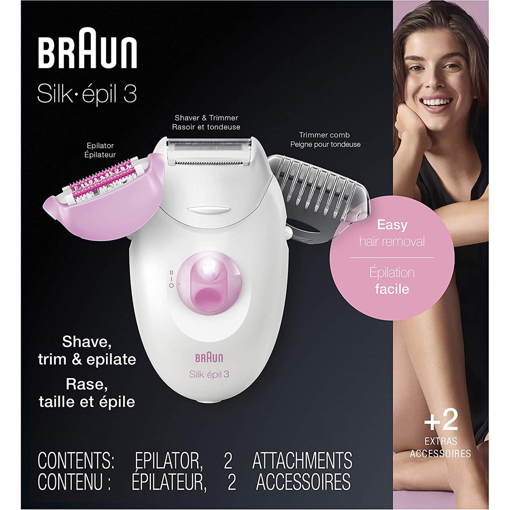 MÁY NHỔ LÔNG BRAUN 3 3270