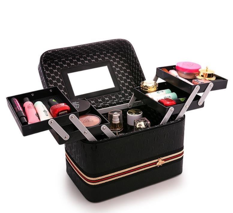 Cốp đựng đồ phun xăm nail mi 2 tầng