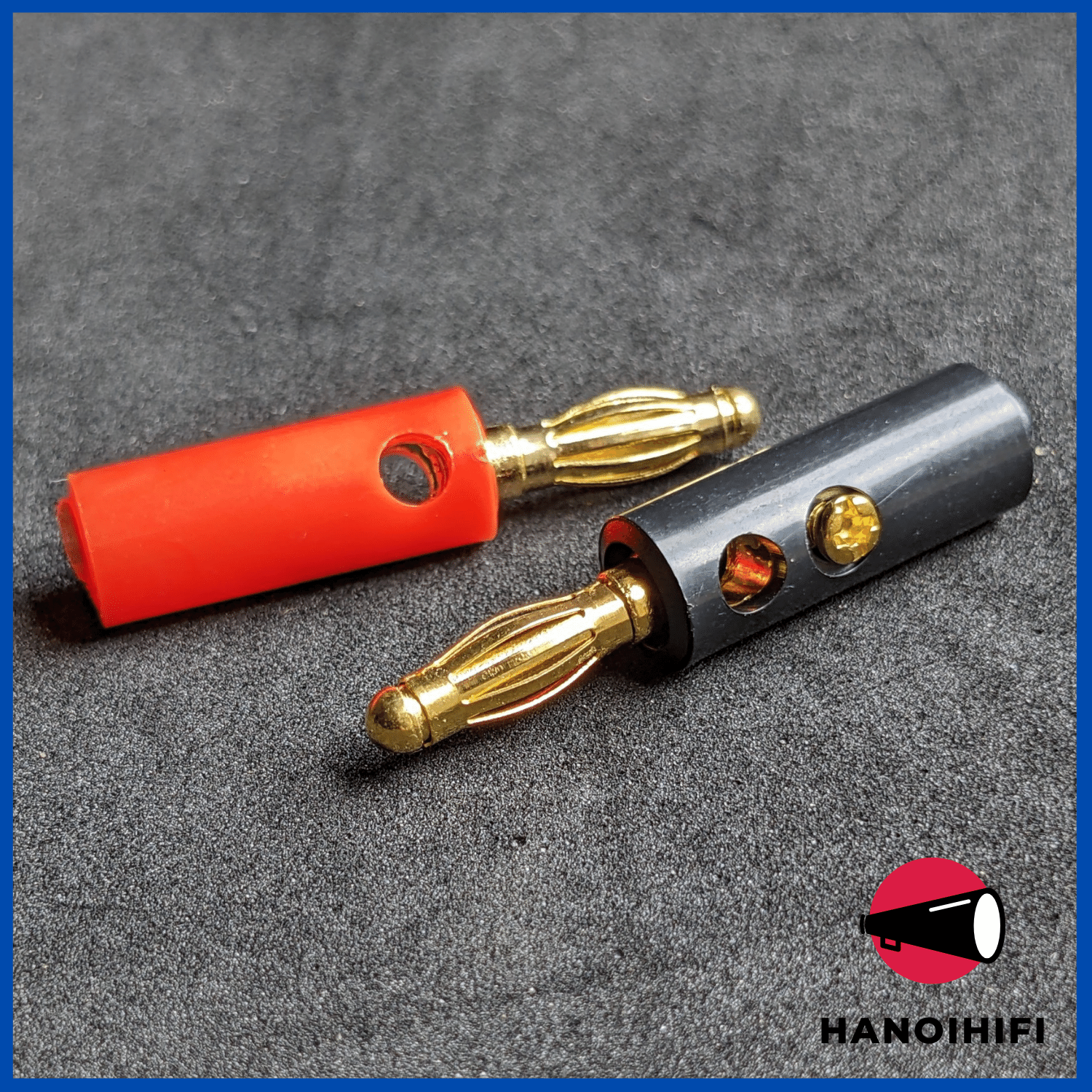 Jack Cắm Bắp Chuối 4mm Cao Cấp Mạ Vàng